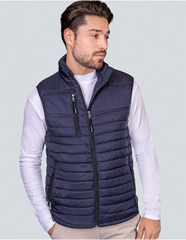 H-1301-Mens Hooded Performance Body Warmer